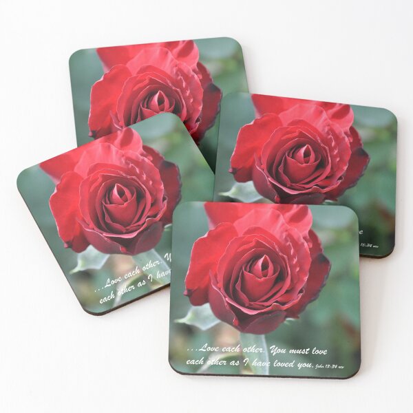 Item preview, Love Each Other Red Rose Bloom designed and sold by KirtTisdale.