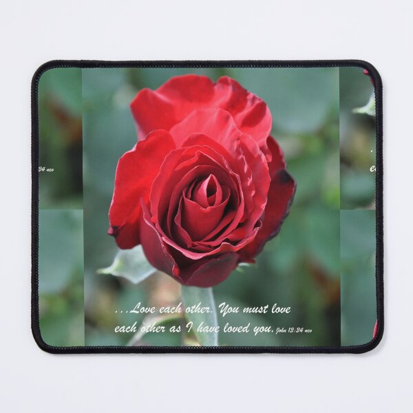 Item preview, Love Each Other Red Rose Bloom designed and sold by KirtTisdale.