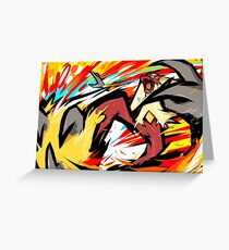 Blaziken | Blaze Kick Greeting Card