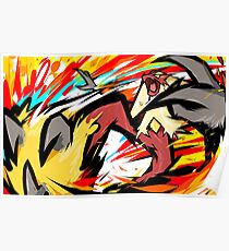 Blaziken | Blaze Kick Poster