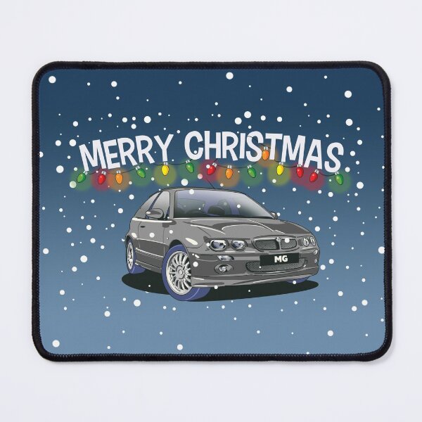 Item preview, Grey MG ZR Car Christmas Greeting Card designed and sold by Webazoot Industries - Car Art.