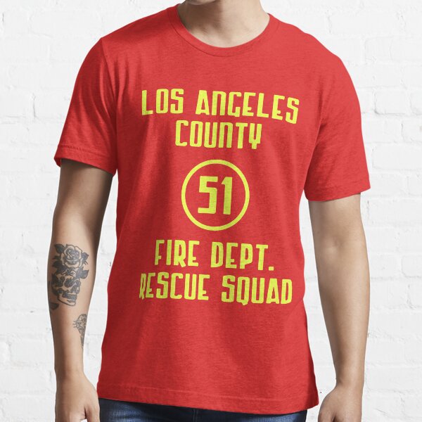 "Los Angeles County Fire Dept. Rescue Squad 51" T-shirt for Sale by ...