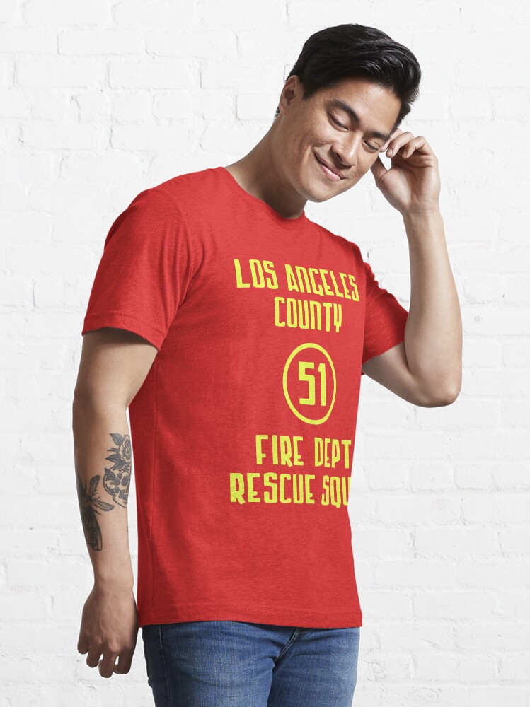 "Los Angeles County Fire Dept. Rescue Squad 51" T-shirt for Sale by ... image.