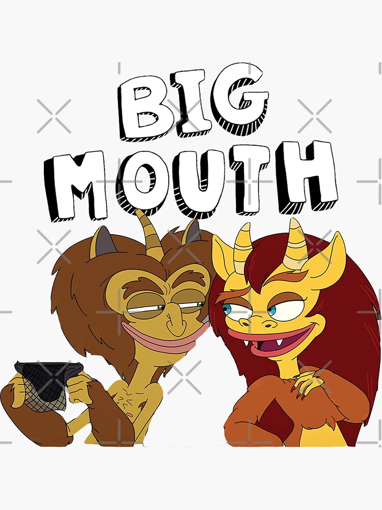 pegatina-pegatina-big-mouth-maury-y-connie-hormone-monstress-de