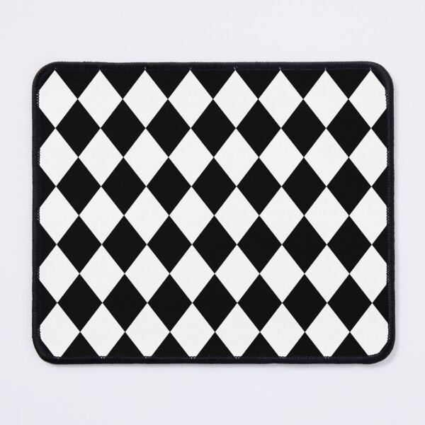 Item preview, Black and White Harlequin Pattern designed and sold by TMBTM.