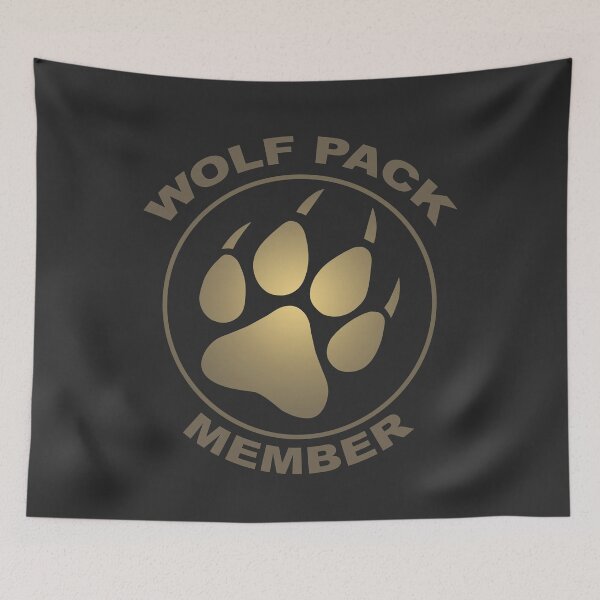 Item preview, Wolf Pack Member - gray designed and sold by PlanetaryArtist.
