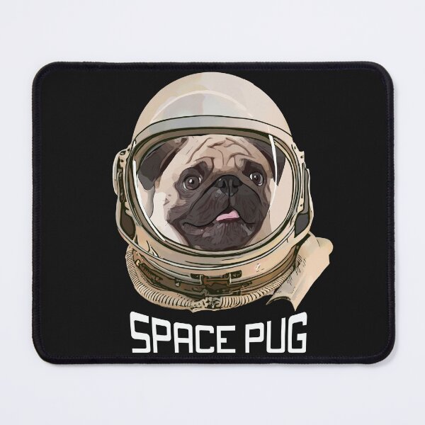 Item preview, Space Pug, pug face, pug lovers,astronaut designed and sold by Collagedream.