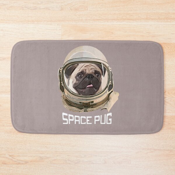 Item preview, Space Pug, pug face, pug lovers,astronaut designed and sold by Collagedream.