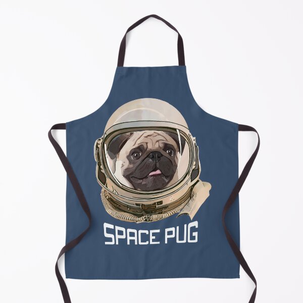 Item preview, Space Pug, pug face, pug lovers,astronaut designed and sold by Collagedream.