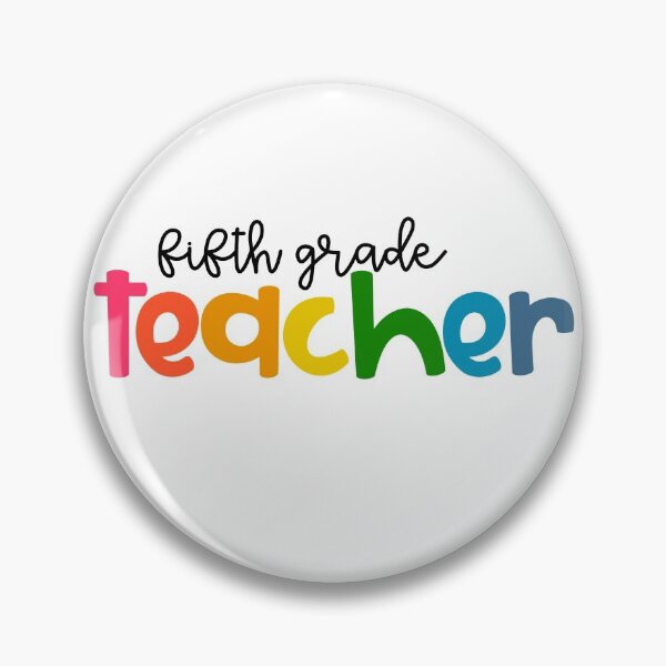 Item preview, Fifth Grade Teacher Rainbow Design designed and sold by samanthalucha.
