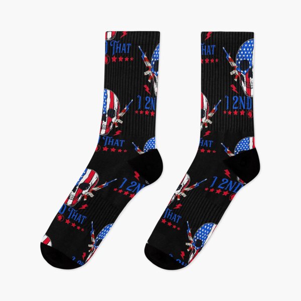 Item preview, I 2nd that American flag skull- 2nd amendment  designed and sold by Designs Of all kinds.