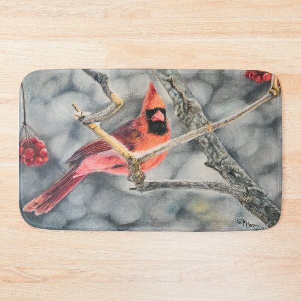 Item preview, Northern cardinal winter | bird lover designed and sold by NathBros.