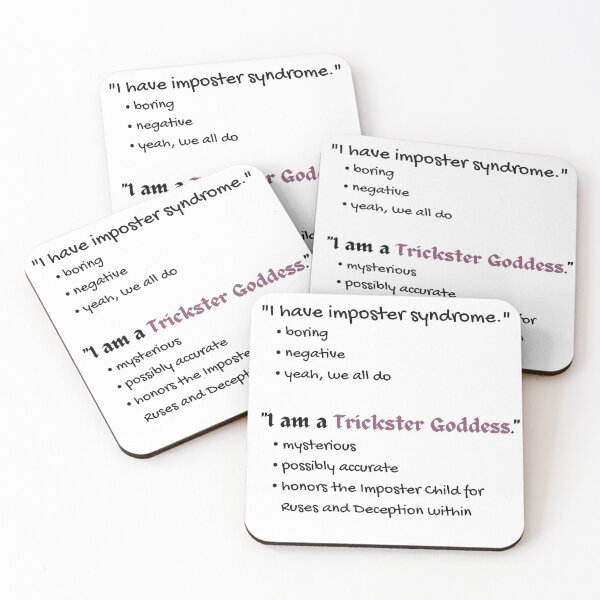 Item preview, Imposter Syndrome? Trickster Goddess! designed and sold by AnAwkwardOtter.