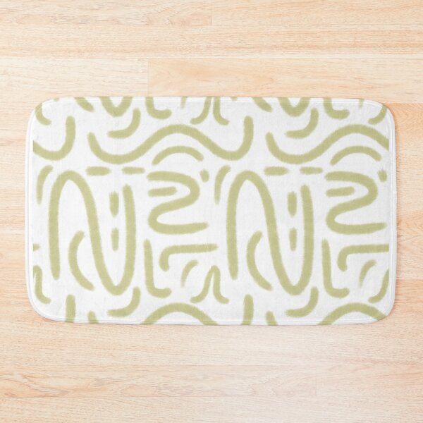 Item preview, organic squiggles 01 green designed and sold by PeguPop.
