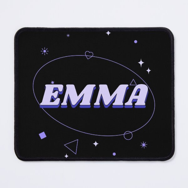 Item preview, Emma is my name purple lilac custom personalized design designed and sold by CreatedbyJR.
