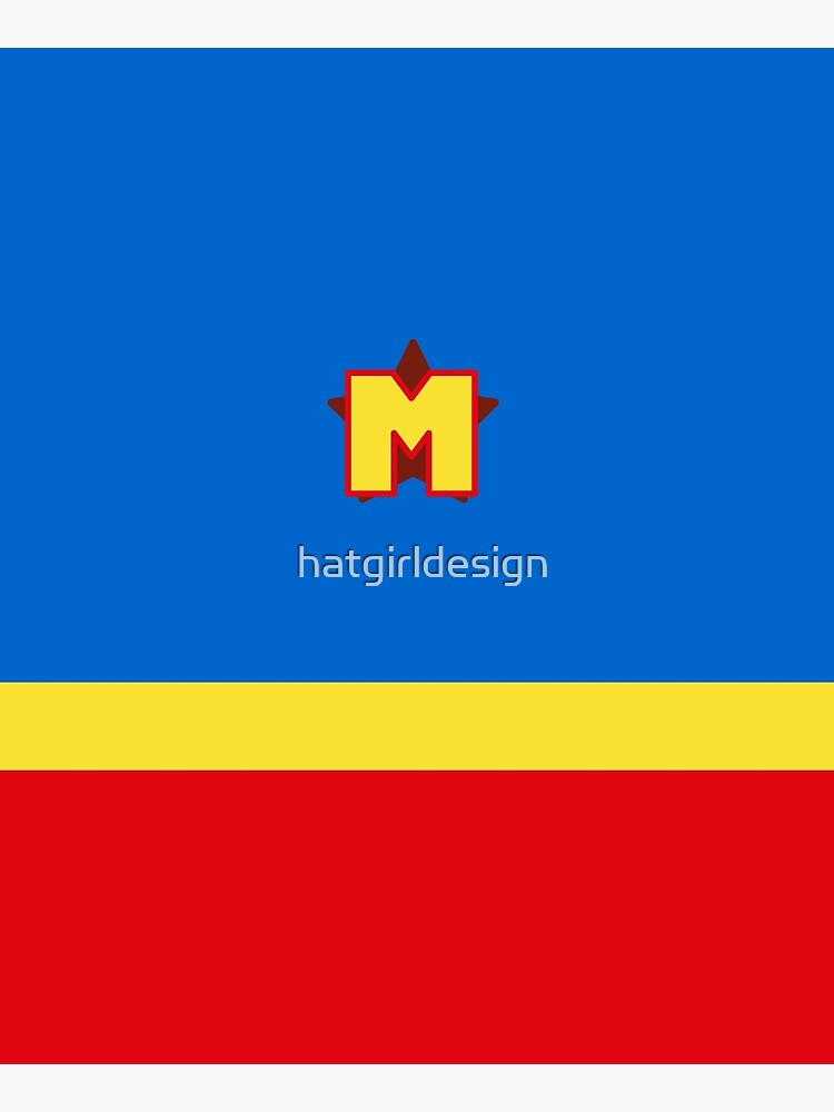 Superhero "M" by hatgirldesign