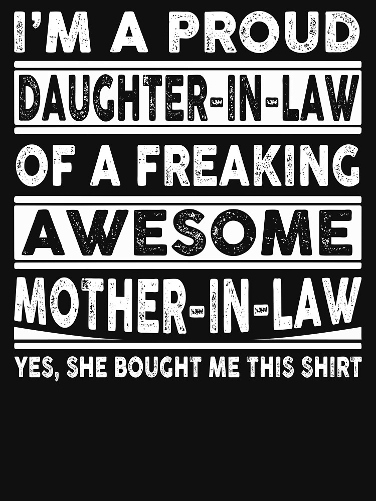 awesome mother in law tee shirt