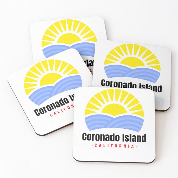 Item preview, CORONADO ISLAND CALIFORNIA SUNSET BEACH T-SHIRT /STICKER designed and sold by BestCoolStuff.