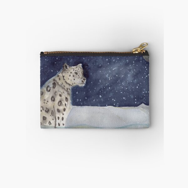 Item preview, Snow Leopard Watercolor Illustration designed and sold by Sandra Connelly.