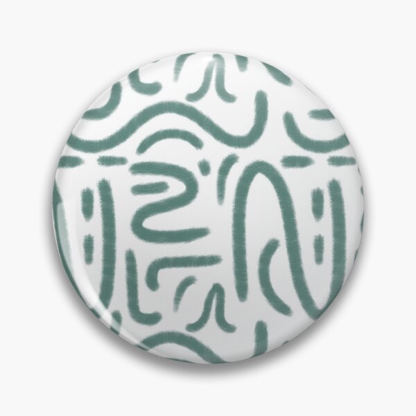 Item preview, organic squiggles 01 dark green designed and sold by PeguPop.