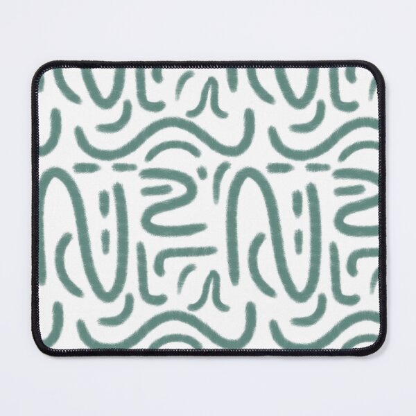 Item preview, organic squiggles 01 dark green designed and sold by PeguPop.