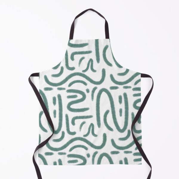 Item preview, organic squiggles 01 dark green designed and sold by PeguPop.