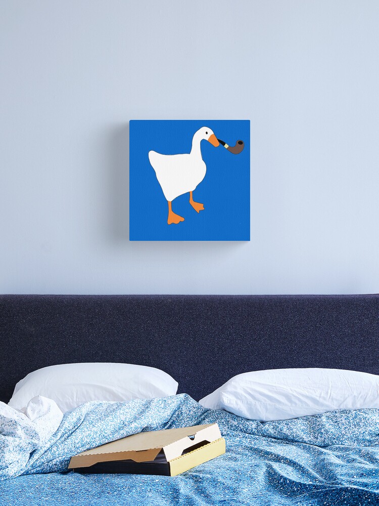 Untitled Goose Game' Poster, picture, metal print, paint by Ilham