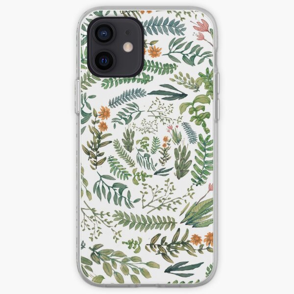 white expiral garden iPhone Soft Case