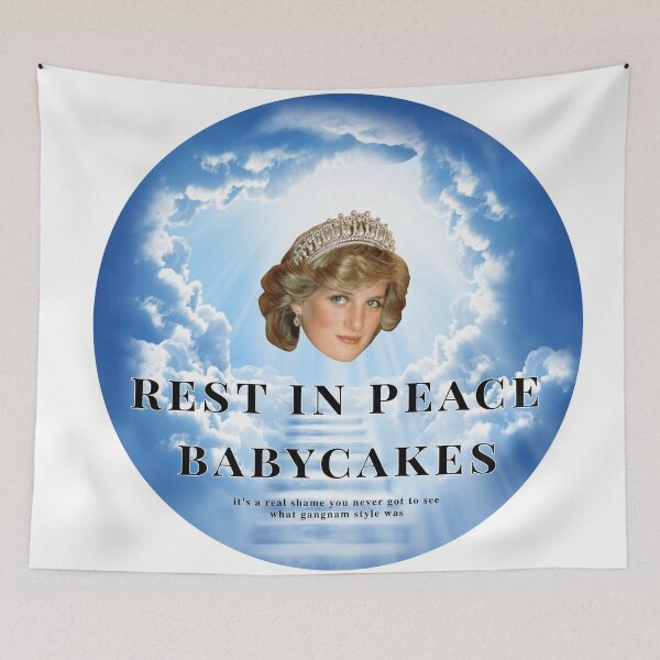 Item preview, Rest in Peace Princess Diana, Rest in peace babycakes -tiktok designed and sold by jennytoll123.