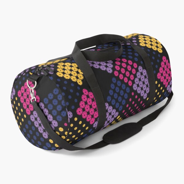 Item preview, Vivid pink, yellow, purple and navy blue pickleballs designed and sold by EvieWoj.