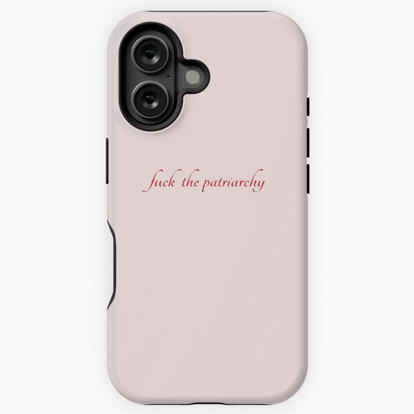 Vista previa del artículo con la obra «que se joda el patriarcado, muy bien, rojo», diseñado y vendido por SincerelyKate.