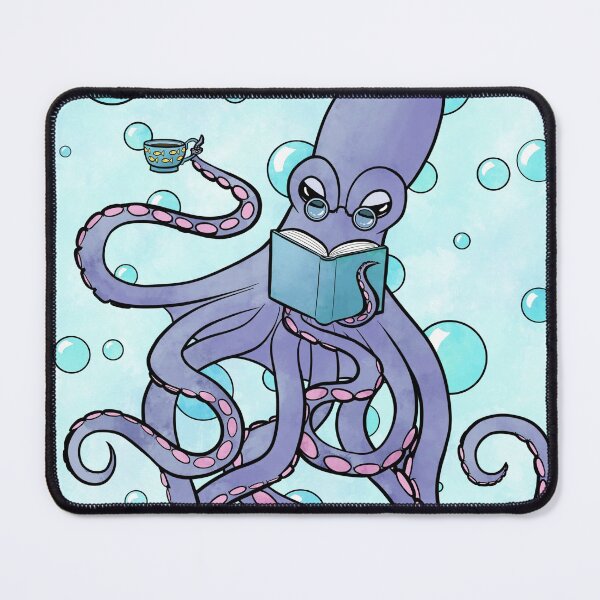 Item preview, Octopus Bibliophile designed and sold by LittleSunShoppe.