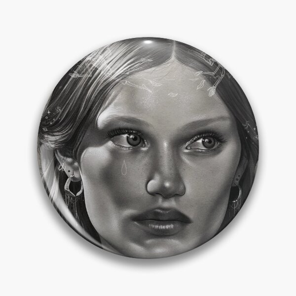 Item preview, Portrait drawing Cristina Efi designed and sold by Munaalunaa.