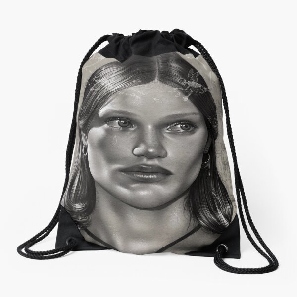 Item preview, Portrait drawing Cristina Efi designed and sold by Munaalunaa.