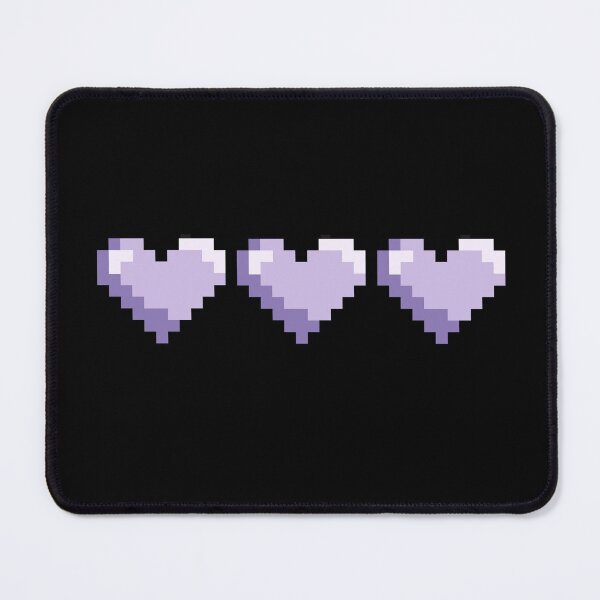 Item preview, Pastel Purple Pixel Hearts designed and sold by WhisperingDusk.