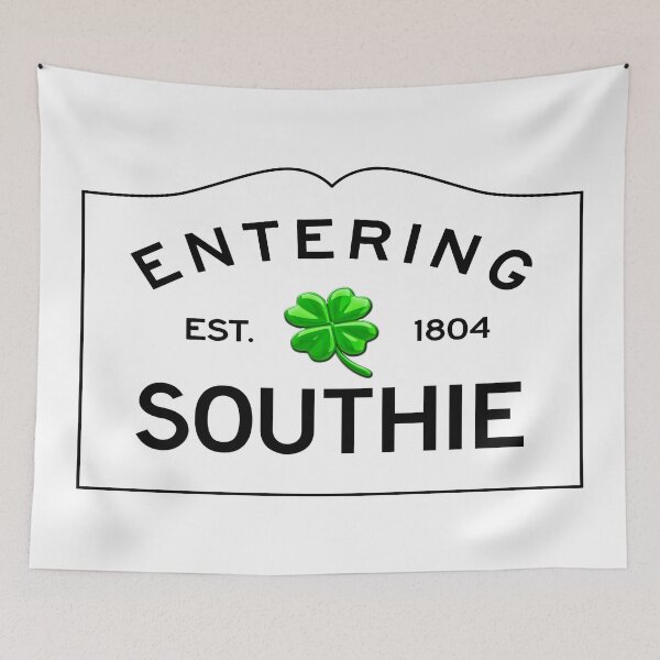 Item preview, Entering Southie Road Sign - South Boston, Massachusetts  designed and sold by SouthShorePics.