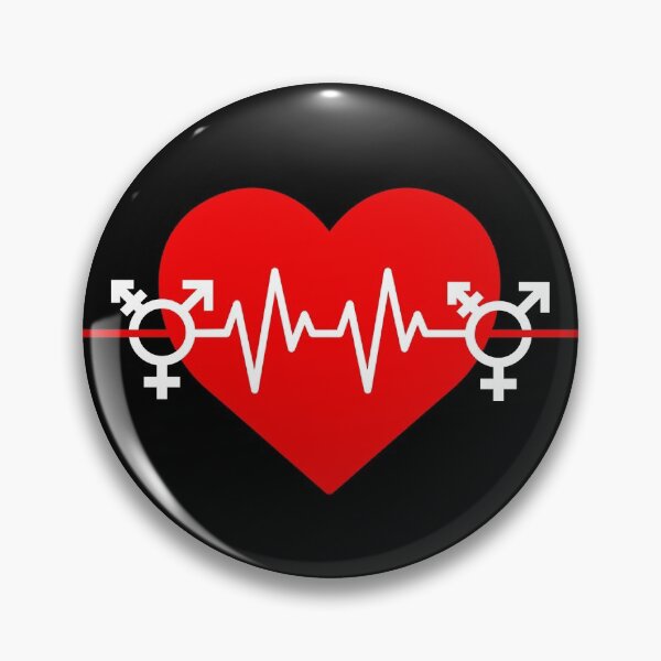 Item preview, Transgender Pride Heartbeat Pulse Graphic  designed and sold by IBD-HOUS.