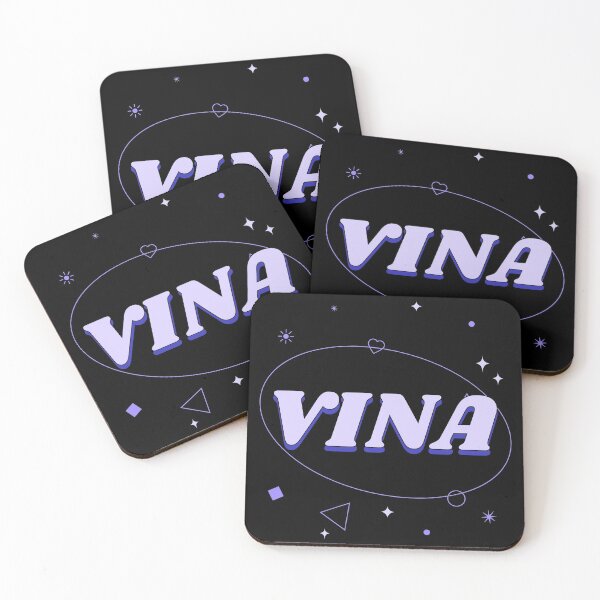 Item preview, Vina is my name purple lilac custom personalized design designed and sold by CreatedbyJR.