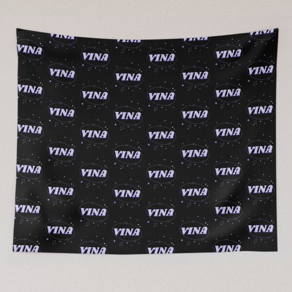 Item preview, Vina is my name purple lilac custom personalized design designed and sold by CreatedbyJR.