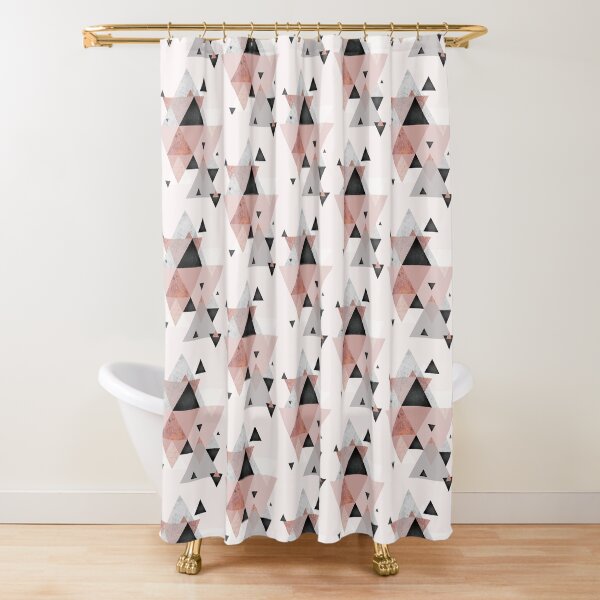 Item preview, Geometric Compilation in Rose Gold and Blush Pink designed and sold by UrbanEpiphany.