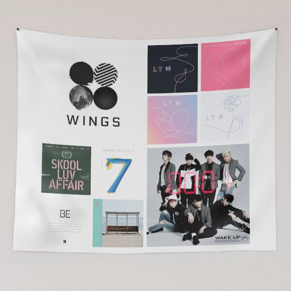 Item preview, BTS Album Collage designed and sold by itzYuhGirl.