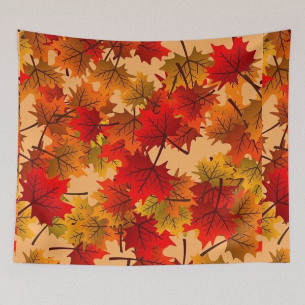 Item preview, Pattern Of Autumn Leaves designed and sold by drawing-valley.