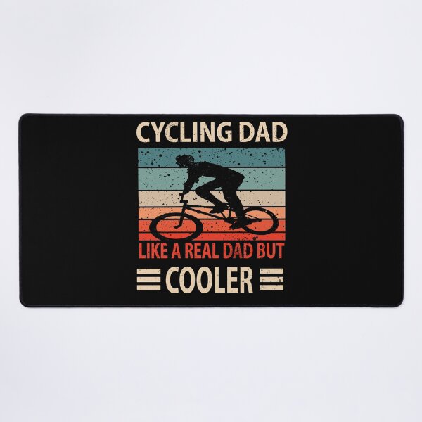 Item preview, Cycling Dad Like A Real Dad But Cooler _Bicycle lovers retro ilustration designed and sold by ANAS HO.