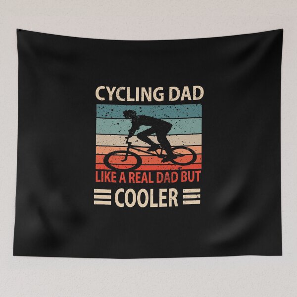 Item preview, Cycling Dad Like A Real Dad But Cooler _Bicycle lovers retro ilustration designed and sold by ANAS    HO.