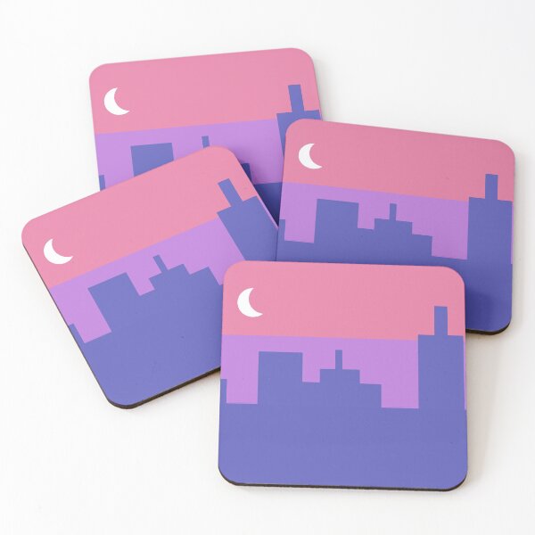 Item preview, Bisexual Pride City Scape  designed and sold by izzychar.