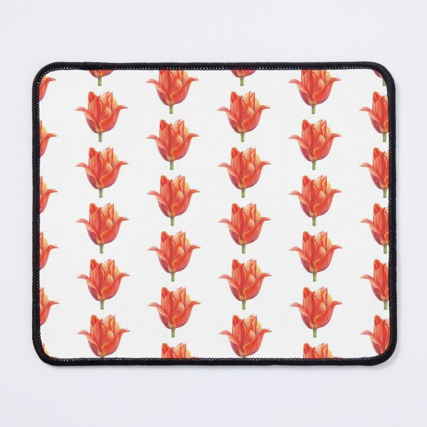 Item preview, Orange Tulip Flower Watercolor Painting designed and sold by AmyBlossomArt.