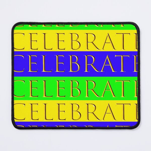 Item preview, Celebrate in Purple Green and Gold designed and sold by Kim H Ritter.