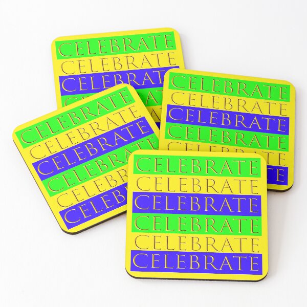 Item preview, Celebrate in Purple Green and Gold designed and sold by Kim H Ritter.