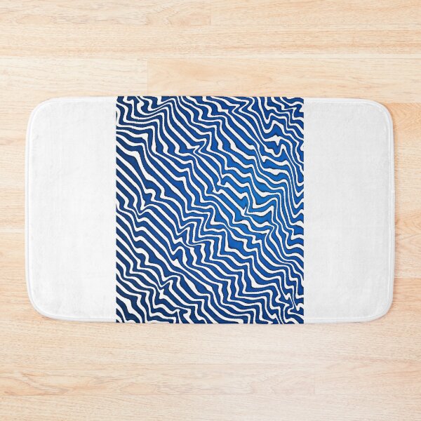 Item preview, Blue Stripes Wavy Illusion designed and sold by Printshac.
