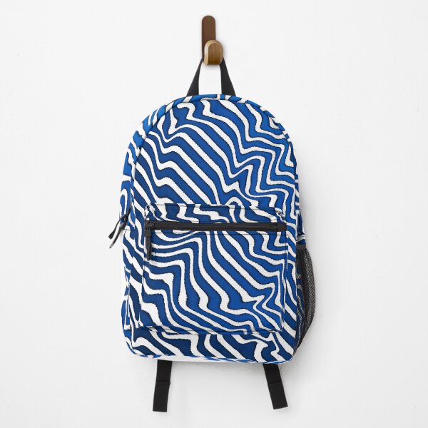 Item preview, Blue Stripes Wavy Illusion designed and sold by Printshac.